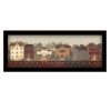 "Main Street" By Pam Britton, Printed Wall Art, Ready To Hang Framed Poster, Black Frame
