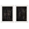 "Airplane Patent I & II" 2-Piece Vignette by Cloverfield & Co, White Frame