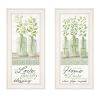 "Home and Family" 2-Piece Vignette by Cindy Jacobs, White Frame