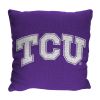 TCU OFFICIAL NCAA "Invert" Woven Pillow; 20" x 20"