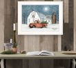"Wintry Weather" by Billy Jacobs, Ready to Hang Framed Print, White Frame