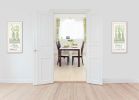 "Home and Family" 2-Piece Vignette by Cindy Jacobs, White Frame