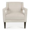 28.5" Wide Hollow Shape Arm Accent Chair