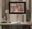 "Sweet Land of Liberty" by Pam Britton, Ready to Hang Framed Print, Black Frame