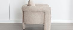 Modern Style Accent Chair Armchair for Living Room, Bedroom, Guest Room,Office,Beige