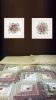 "Floral Spray I & II" 2-Piece Vignette by Cindy Jacobs, White Frame