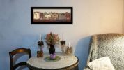 "Main Street" By Pam Britton, Printed Wall Art, Ready To Hang Framed Poster, Black Frame