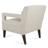 28.5" Wide Hollow Shape Arm Accent Chair