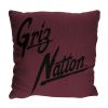 Montana OFFICIAL NCAA "Invert" Woven Pillow; 20" x 20"