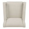28.5" Wide Hollow Shape Arm Accent Chair