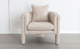 Modern Style Accent Chair Armchair for Living Room, Bedroom, Guest Room,Office,Beige
