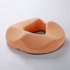 Office Hollow Breathable Seat Cushion (Option: Orange-420x375x95mm)