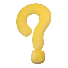 Home Living Room Sofa New Question Mark Office Siesta Pillow (Option: Yellow-55x37cm)