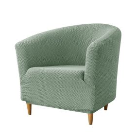 Elastic T-shaped Jacquard Club Sofa Cover (Option: 07 Matcha Green-Sofa Cover)