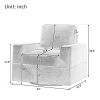 U_Style Upholstered Swivel Barrel Chair,Modern Arm Chair for Living Room and Bedroom