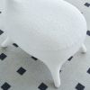 Sherpa Lamb Fabric Gaming Chair, Lambswool Fabric Upholstered Accent Chair for Gaming Room, Living Room, Bedroom