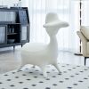 Sherpa Lamb Fabric Gaming Chair, Lambswool Fabric Upholstered Accent Chair for Gaming Room, Living Room, Bedroom
