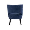 Fabric Accent Arm Chair with Upholstered seat, backrest Chair with Solid Wood Legs, for Living Room, Bedroom, Office,Waiting Rooms