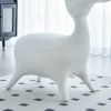 Sherpa Lamb Fabric Gaming Chair, Lambswool Fabric Upholstered Accent Chair for Gaming Room, Living Room, Bedroom