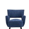 Fabric Accent Arm Chair with Upholstered seat, backrest Chair with Solid Wood Legs, for Living Room, Bedroom, Office,Waiting Rooms